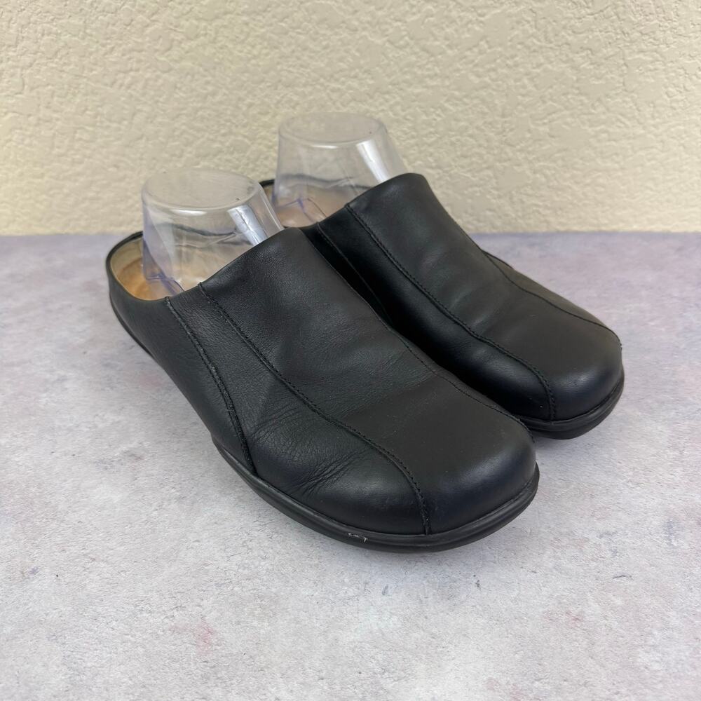 Footprints by Birkenstock Ashby Black Mules Clogs EUR 42 Mens 9-9.5 Wmns 11-11.5